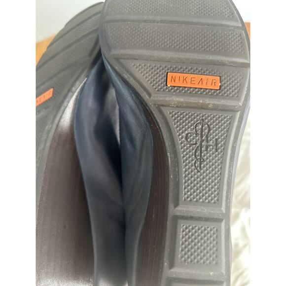 Cole Haan Women's NikeAir Tali Wedge With Bow Navy Size 9 Hard To Find! - Picture 4 of 7